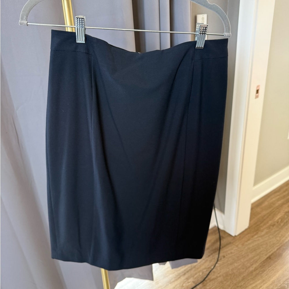 Ann Taylor Navy Pencil Skirt